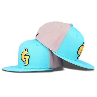 Topi snapback kelabu spliced tasik