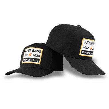 Topi Besbol Hitam Tersuai TCAP Topi Sukan