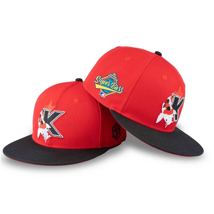 TCAP Custom Wool Blend Dipasang Topi Sulaman Topi Topi Topi Sukan